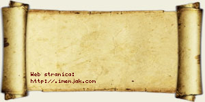 Emilija Bojić vizit kartica